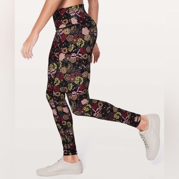 Lululemon Wunder Under Hi-Rise Tight 28" Fluorolace Multi Leggings 4 - Picture 6 of 10